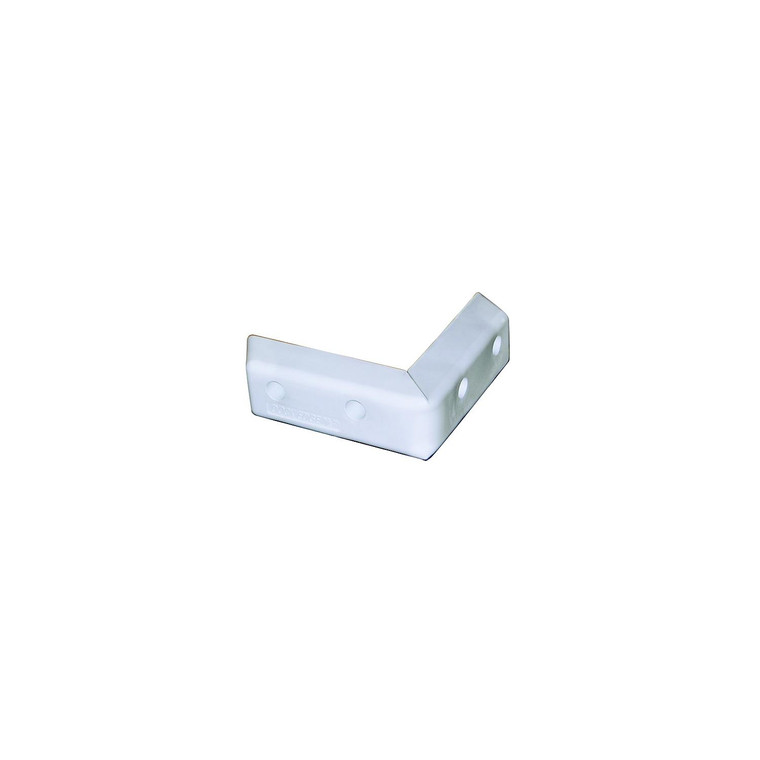 Dock Edge DE1059F ProTect Corner HD 8" White PVC - DE1059F