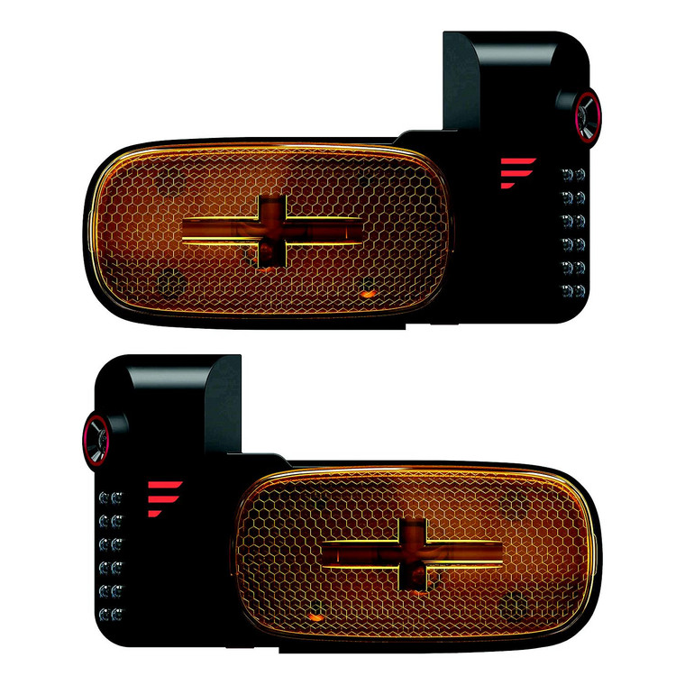 Furrion  2021124443 Vision S+ Rv Observation System Left & Right Side Cameras With Led Marker Lights, 5.75" L x 3.25 H - 2021124443