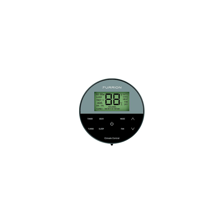 Furrion 2024047199 Chill Thermostat, Single-Zone, 3 Fan Speed, Grey/Black - 2024047199