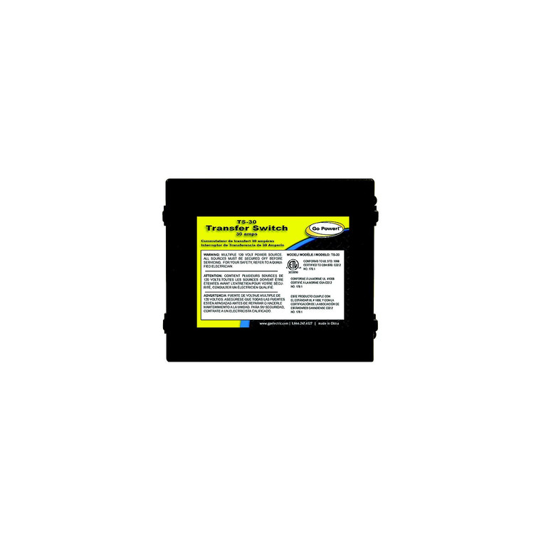 Go Power! 64403 30A Transfer Switch - 64403