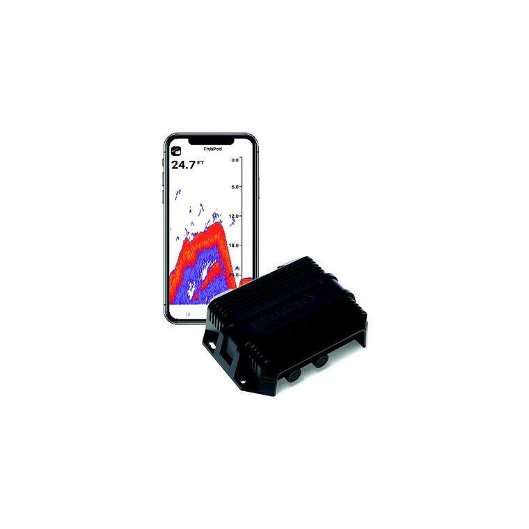 Hawkeye FP10BX  FishPod 10BX Boat Mount BlueTooth Fish Finder, 11-14 VDC, Size: 5.75" L x 4.5" W x 1.5" H - FP10BX