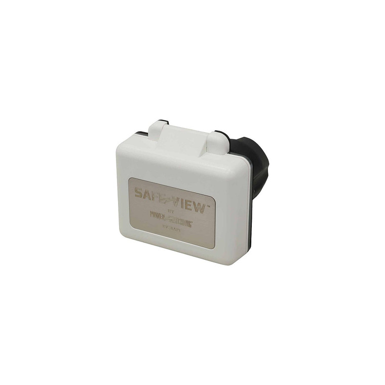 Hughes SV50APIW Safeview Smart RV Power Inlet, 50A. White - SV50API-W