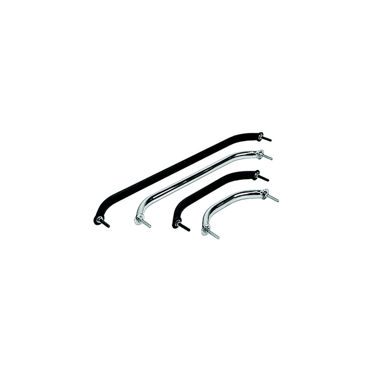 Sea-Dog 2546281 Stud Mount Flanged Handrail, Tube: 7/8" A: 25-1/4" , B: 24-1/4"  , C: 2-1/4", D:1-1/2" , Fastener: 5/16"-18,Stainless - 254628-1