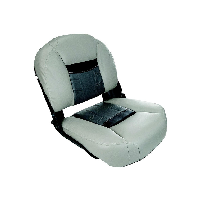 Springfield Marine 1061072 Skipper OEM Deluxe Seat, Charcoal/Gray - 1061072