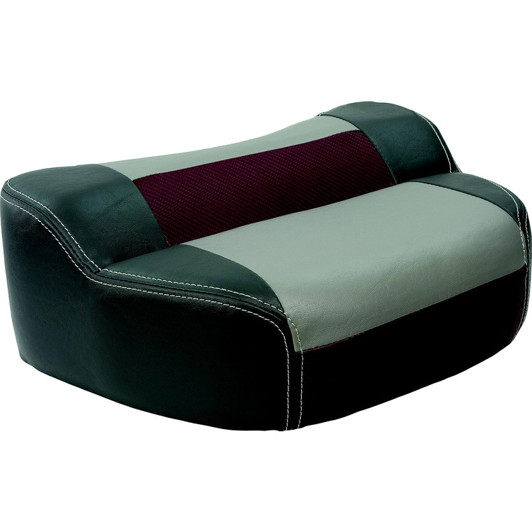 Springfield Marine 104023502 Pro Casting Seat, Med-Gray/Light Gray/Burgundy - 1040235-02