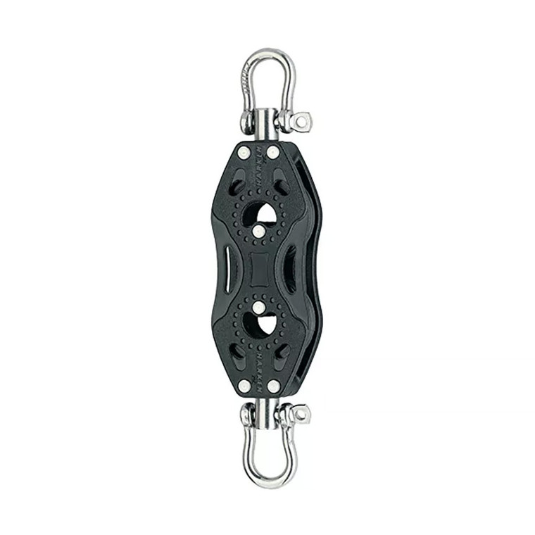 Harken 29mm Carbo Double Swivel Symmetrical Fishing Pulley - 1214F