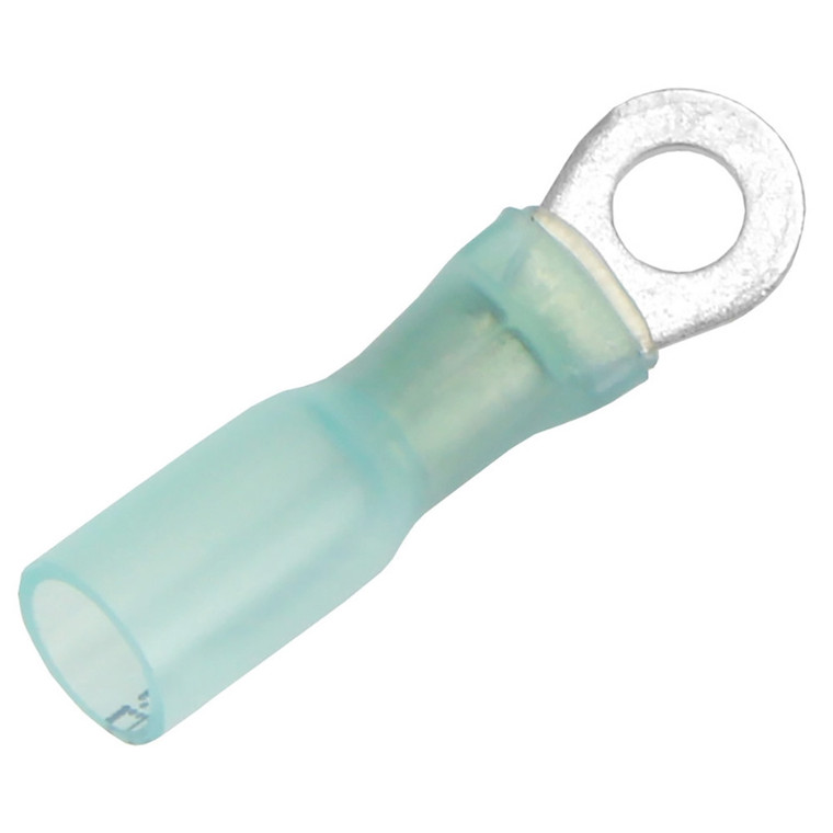 Pacer 16-14 AWG Heat Shrink Ring Terminal - #8 Stud Size - 500 Pack - TE14-8R-500