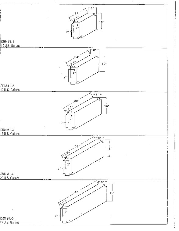 C.roto Moldg - Water Tank 20gal - L-4