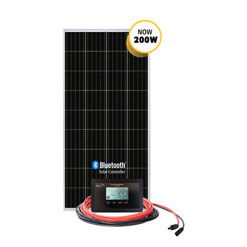 Go Power - Overlander: 200 Watt Solar Kit With - OVERLANDER