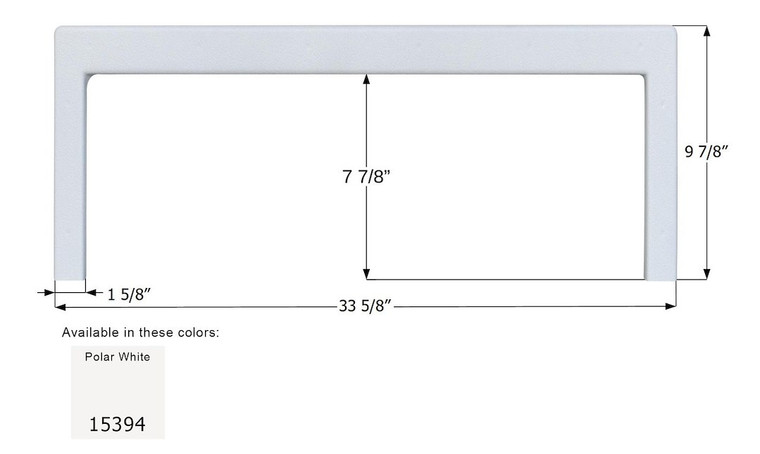 Icon - Step Trim  Northwood  Polar White - 15394