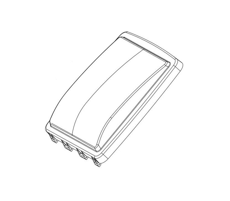 Maxxair Vent - Lid Assembly - Smoke - 12-00057