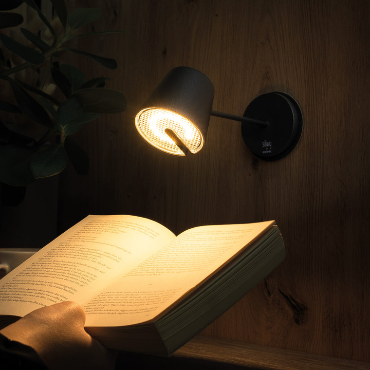 Silwey Magnetic - Magnetic Light Portofino Black Incl - SYSO-2024-W1 Silwey Magnetic - Magnetic Light Portofino Black Incl - SYSO-2024-W1