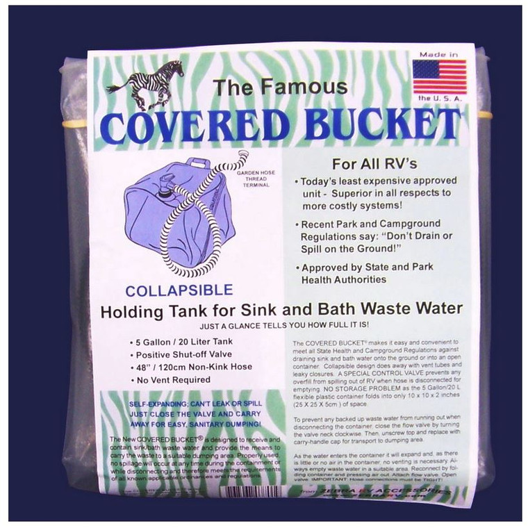 Zebra Rv Inc - Covered  Bucket 5 Gallon - R7701