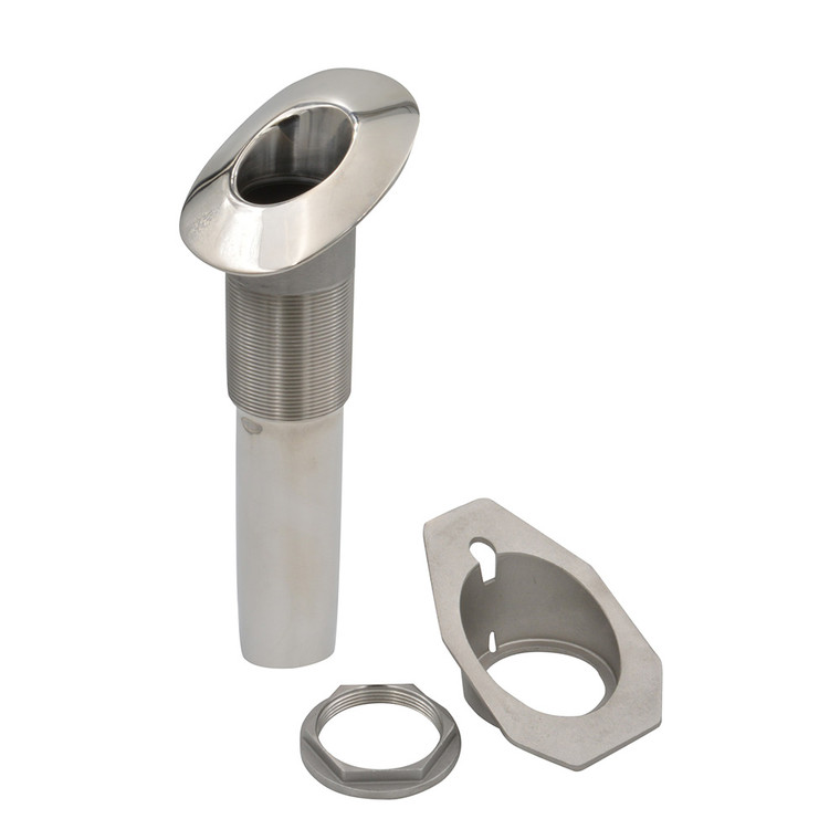 C.E. Smith Screwless Flush Mount Rod Holder - 30 Degree - Black Liner - No Logo - 53678