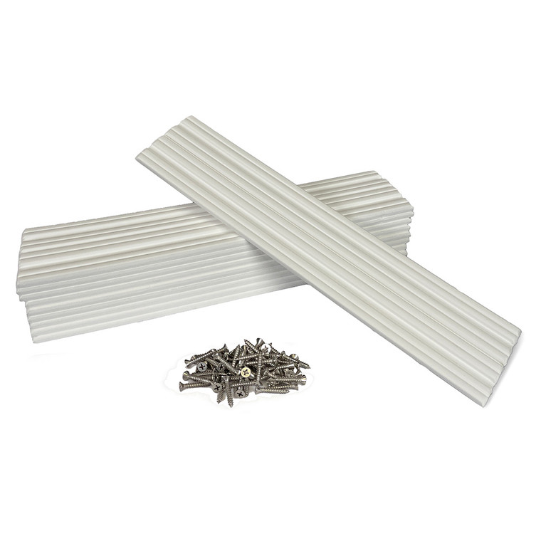 Caliber Marine Slides 3"x15" White *10-Pack - 23011