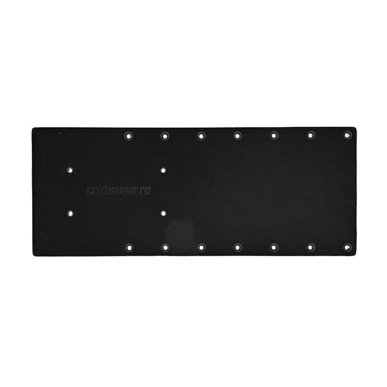 Sea Brackets 18" Straight Trolling Motor Plate f/Garmin Kraken - Black - SEA2302-BLK