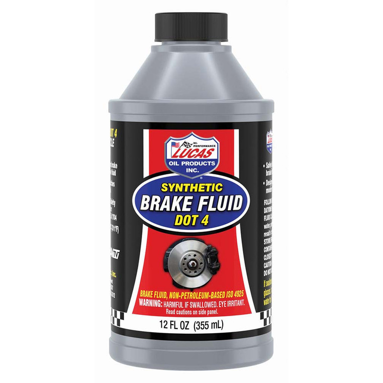 Lucas Oil Dot 4 Brake Fluid - 12 Ounce - 10827