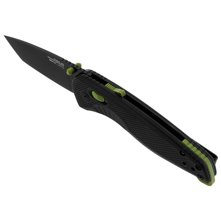 Sog Aegis At Tanto 3.13" Folding Pocket Knife (black & Moss) - 11-41-09-41