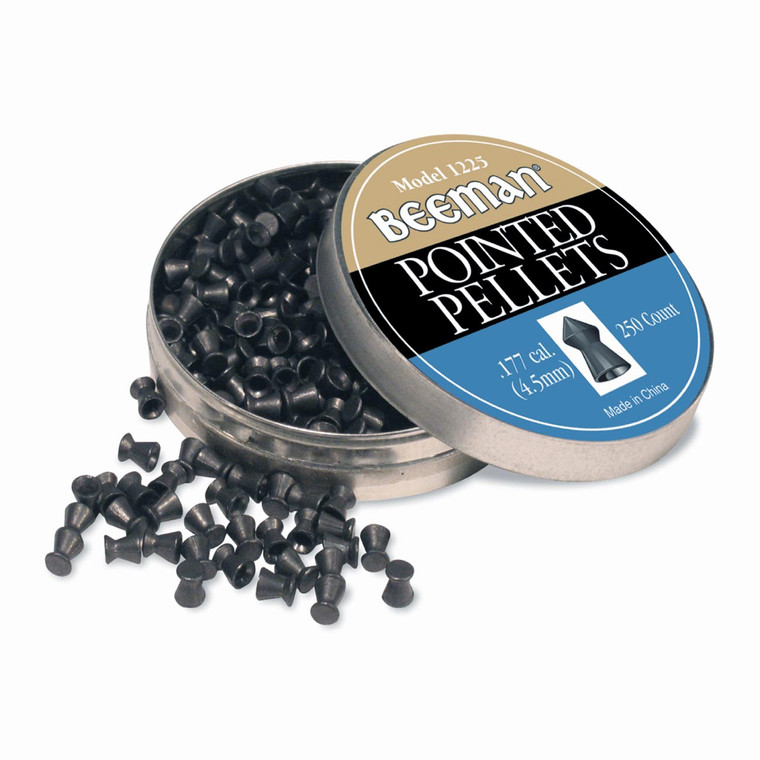 Beeman .177cal Pointed Pellets - 8.3 Grain (250 Count) - 1225
