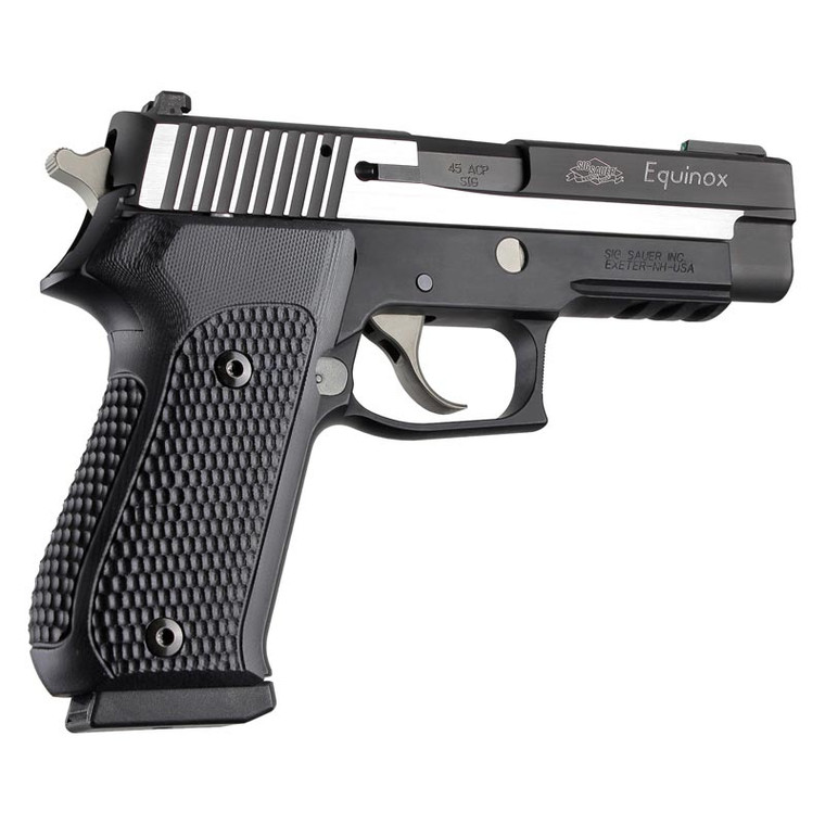 Hogue Sig Sauer P220 Da/sa American - Piranha - G10 Solid Black - 20139