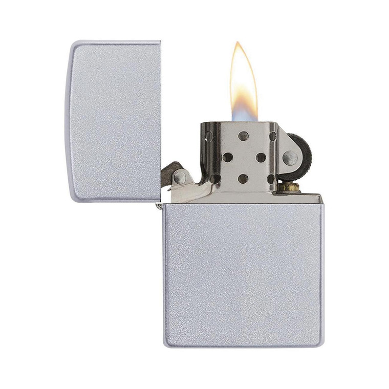 Zippo Windproof Lighter Satin Chrome - 205