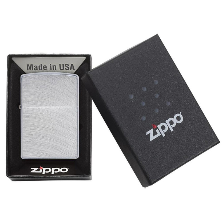 Zippo Windproof Lighter Chrome Arch - 24647