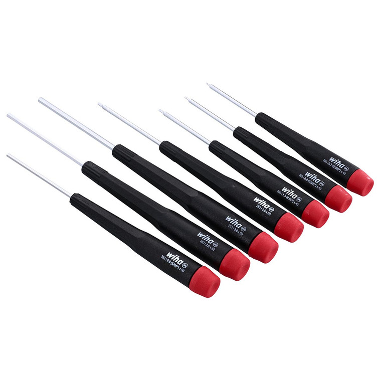 Wiha Precision Hex Metric Screwdrivers (7 Piece Set) - 26390