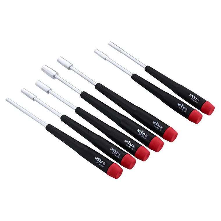 Wiha Precision Metric Nut Driver Screwdrivers (8 Piece Set) - 26590
