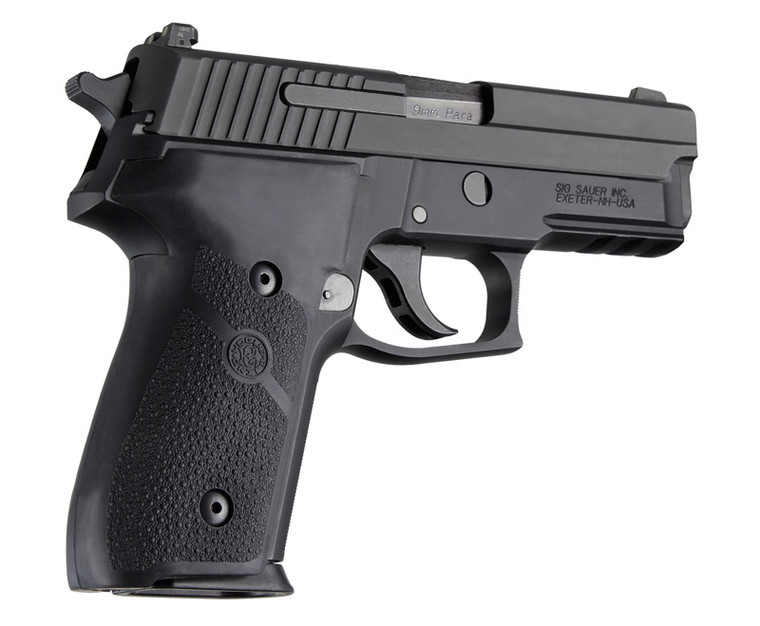 Hogue Sig Sauer P228/p229 Rubber Panels Black - 28010