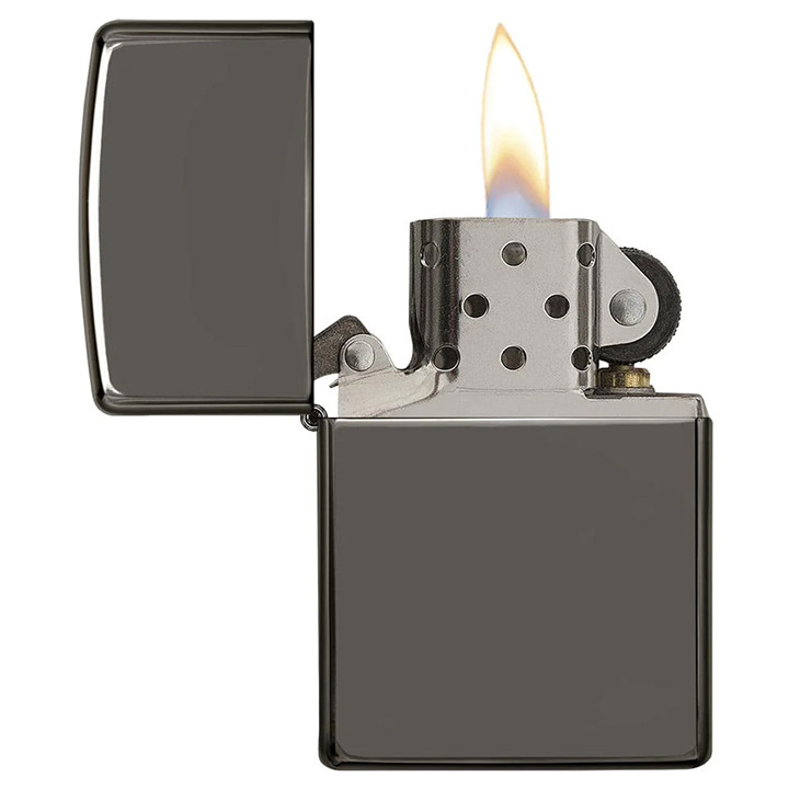 Zippo Windproof Lighter Black Ice Lighter & Pipe Insert - 29789