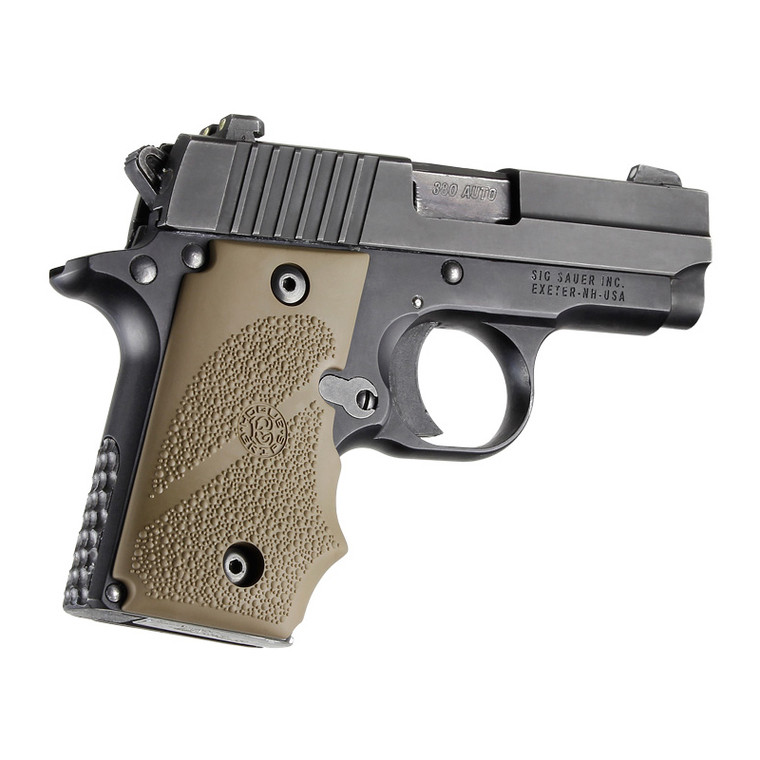 Hogue Sig Sauer P238 Rubber Grip With Finger Grooves (fde) - 38003