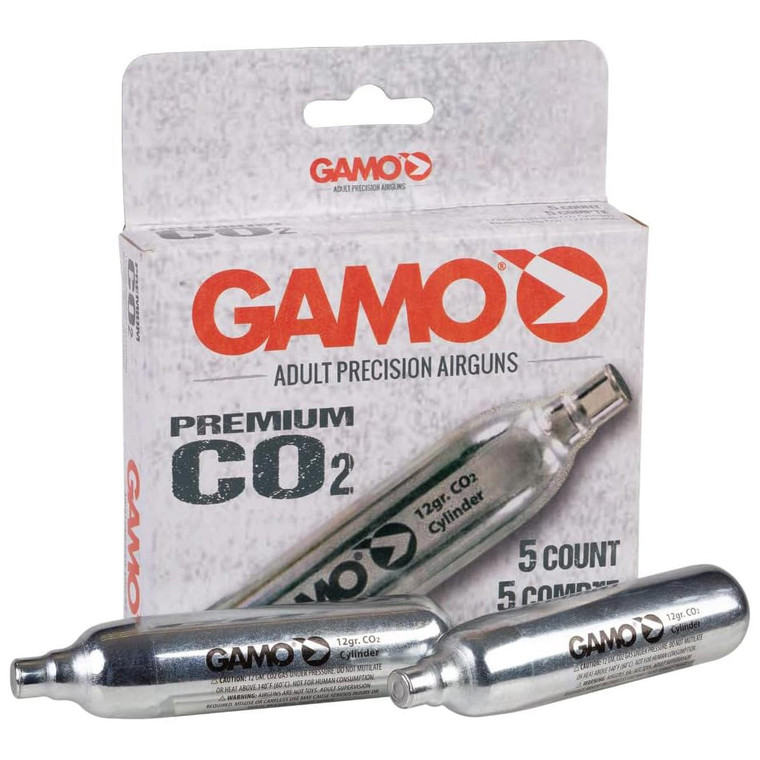 Gamo 12 Gram Co2 Cartridges (5 Count) - 621247054