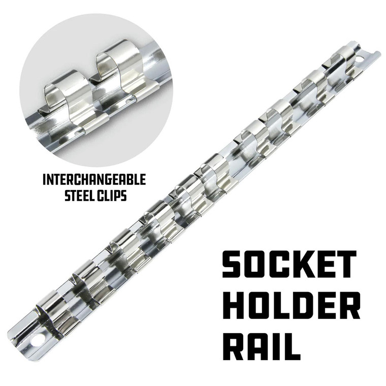 Powerbuilt 3/8" Drive Metric Universal Joint Socket Set (10 Piece Set) - 641715