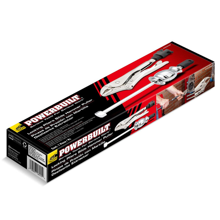 Powerbuilt Slide-hammer 9" Locking Pliers Set - 645044