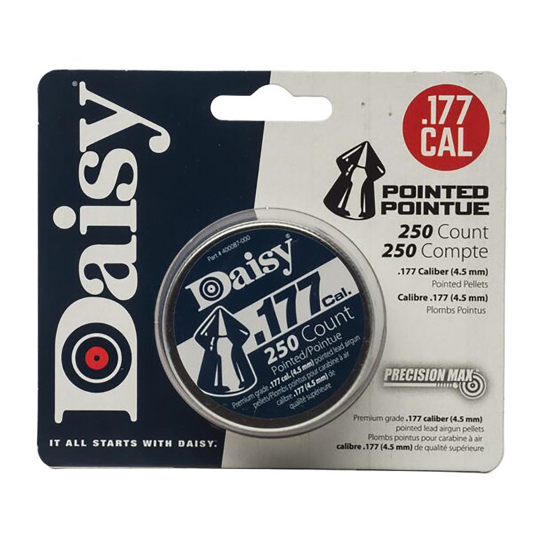 Daisy .177cal Precisionmax Pointed Field Lead Pellets (250 Count) - 987777-406