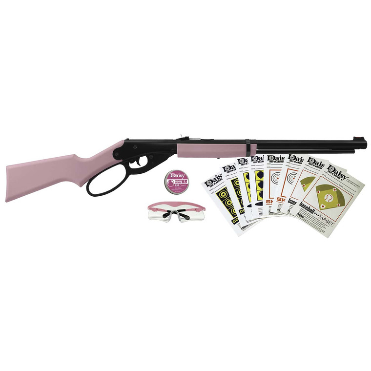 Daisy Carbine Lever Action Bb Gun Fun Kit - Pink - 994999-403