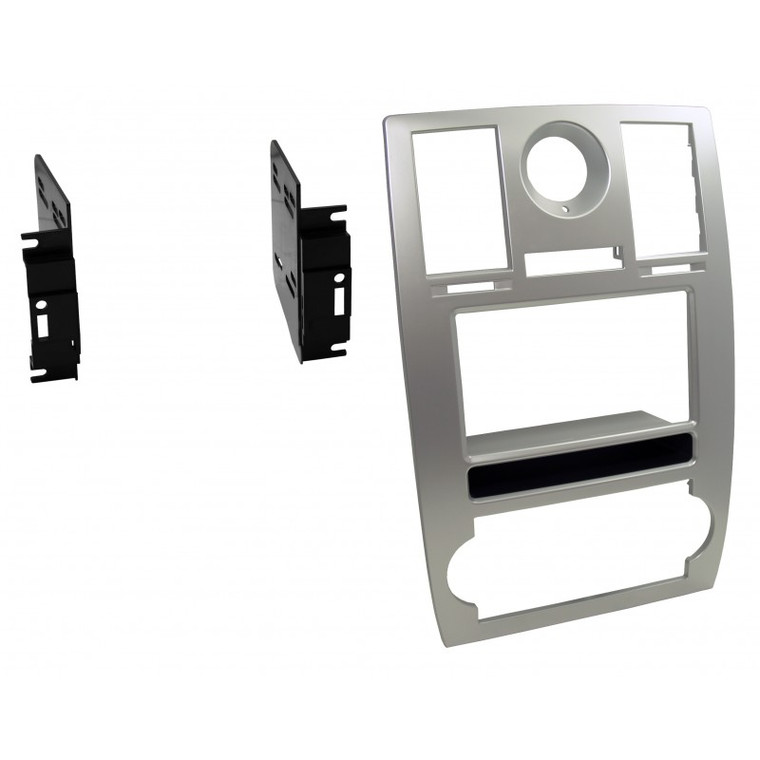 American International Double Din Kit 2005-07 Chrysler 300 Silver - CDK637S