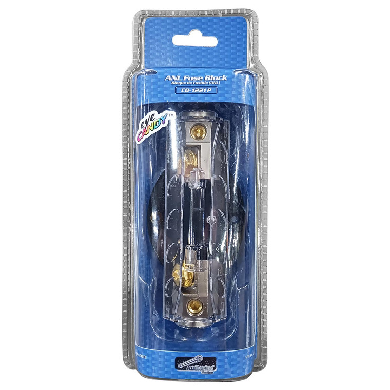 Audiopipe Anl Fuse Holder With Blue Led Status Indicator  Platinum - CQ1221P