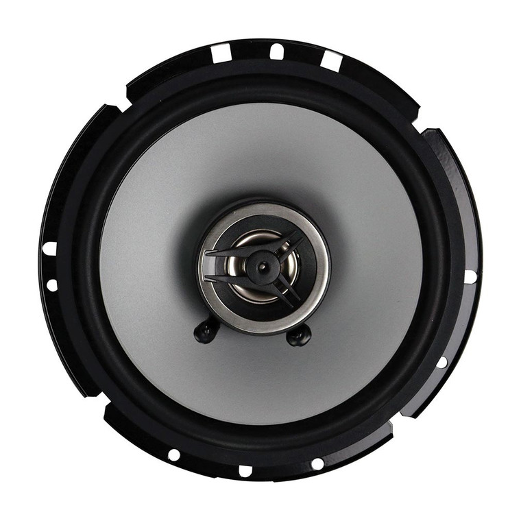 Crunch 6.5" 3-way Speaker 300w Max Shallow Mount - CS65CXS