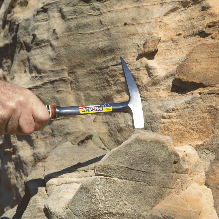 Estwing 13 Oz. Lightweight Smooth Face Rock Pick - Leather Grip - E12P