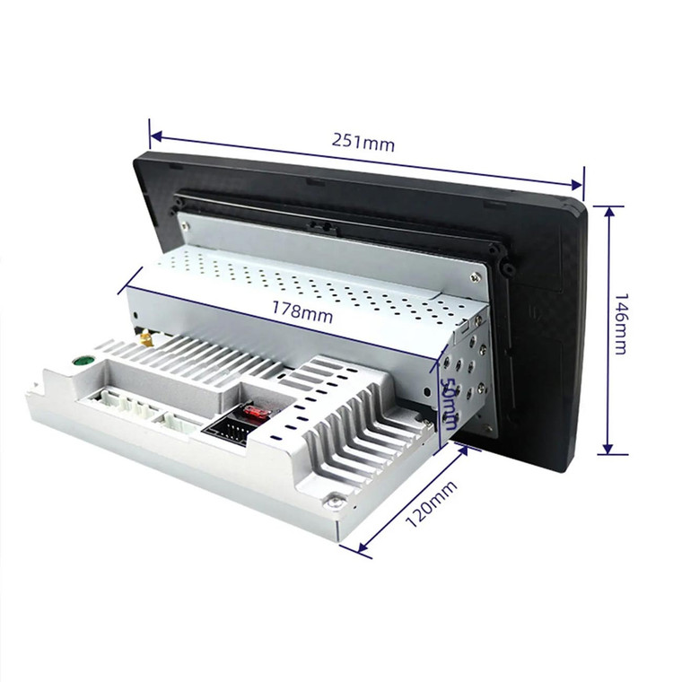 Xtreme Car Audio Single Din 10" Fm/bt Carplay & Android Auto - FA10ACP