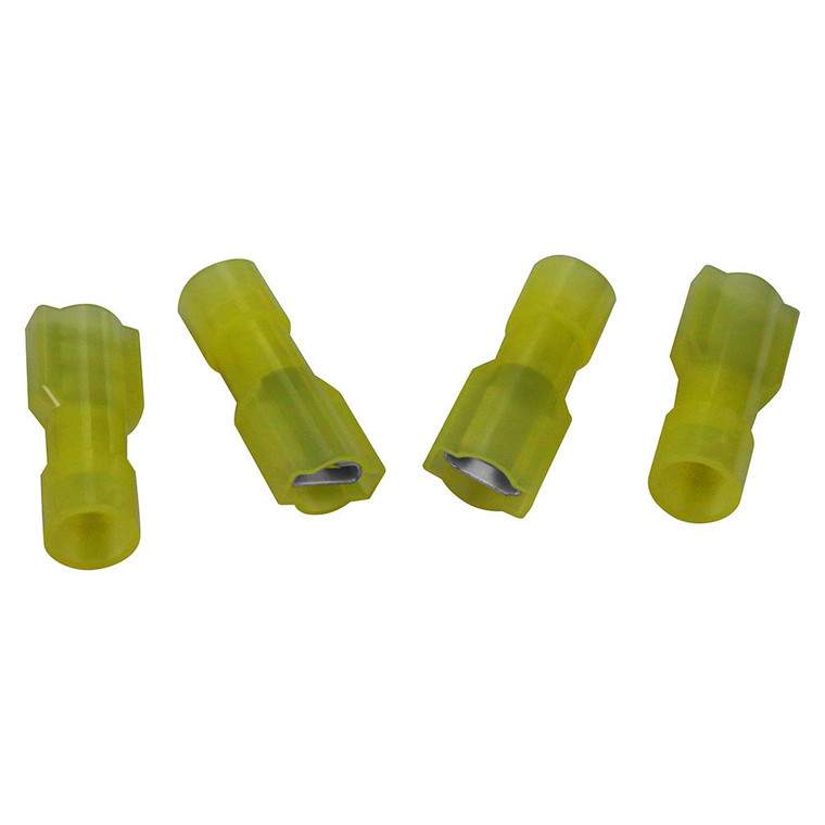 Xscorpion Insulated Female Quick Disconnect 10/12ga. - Yellow (100 Pack) - FD250NFY