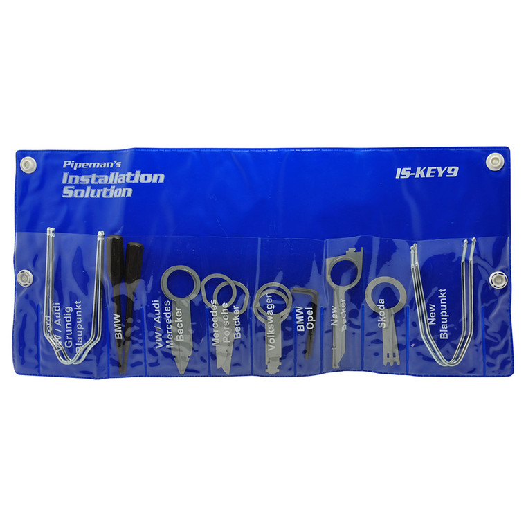 Installation Solution Oem Radio Removal Key Set - 9 Sets Of Keys - ISKEY9