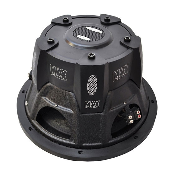 Subwoofer Lanzar 10" 1200watt Dvc; Dual Mag; Max Series - MAXP104D