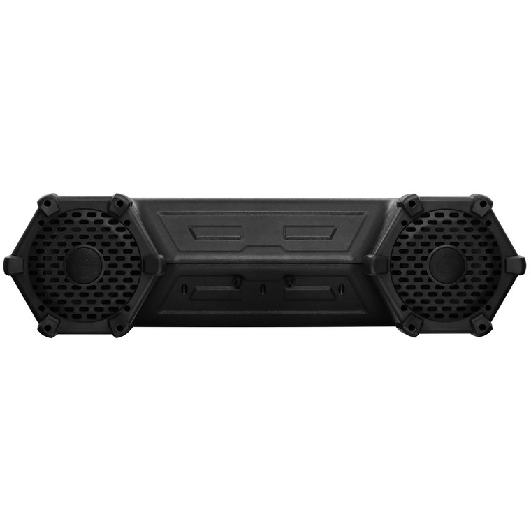 Planet Off Road Atv Sound System 6.5" Marine Speakers Bluetooth Led Bar - PATV65