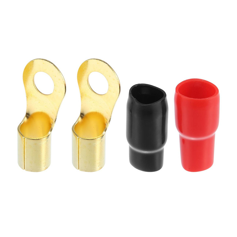 Audiopipe Ring Terminals 0 Gauge Gold Plated (1 Pair) - PBTR0