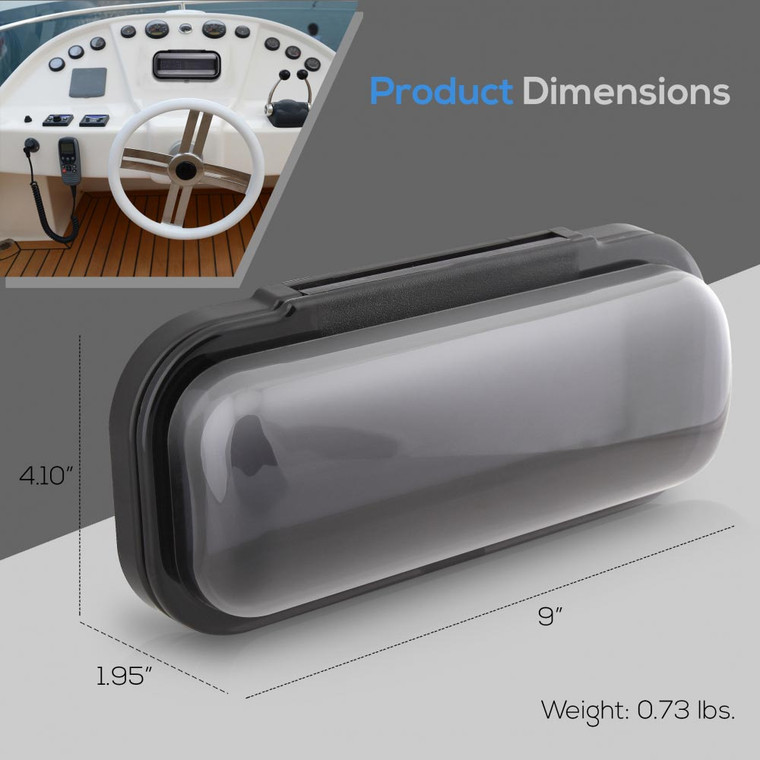 Marine Radio Cover Pyle; Black - PLMRCB1