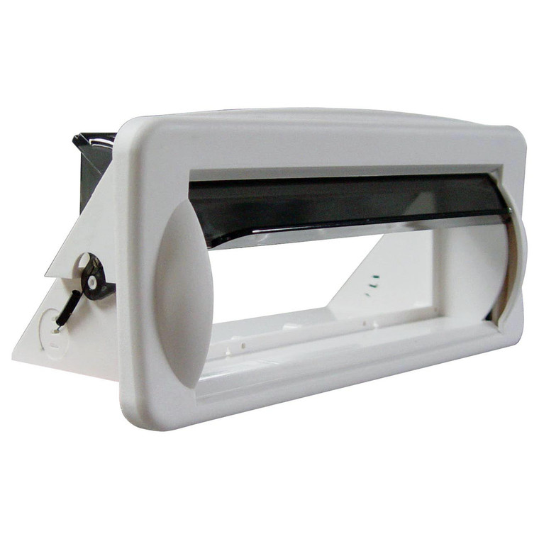 Marine Radio Cover Pyle; White - PLMRCW2