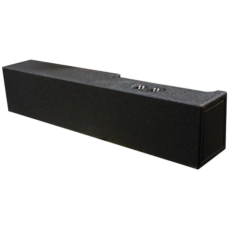 Qpower "qbomb" Dodge Ram Crew Cab '19-'24 Dual 10" Sealed Woofer Box - QBDODGE19210