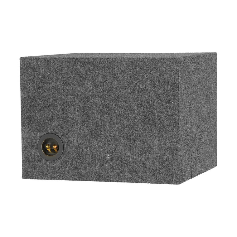 Single 10' Slot Ported Vented Heavy Duty Empty Woofer Enclosure - QHD110V